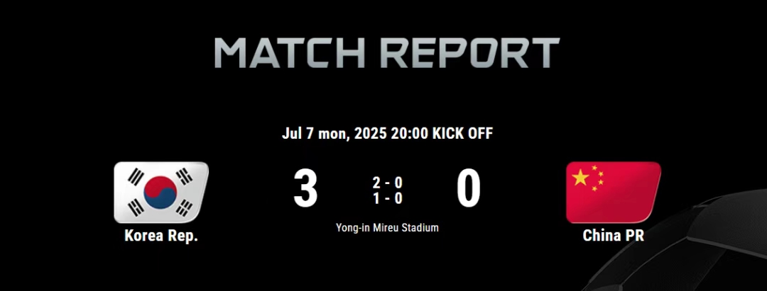 国足东亚杯首战03负韩国 新帅首秀遇挫